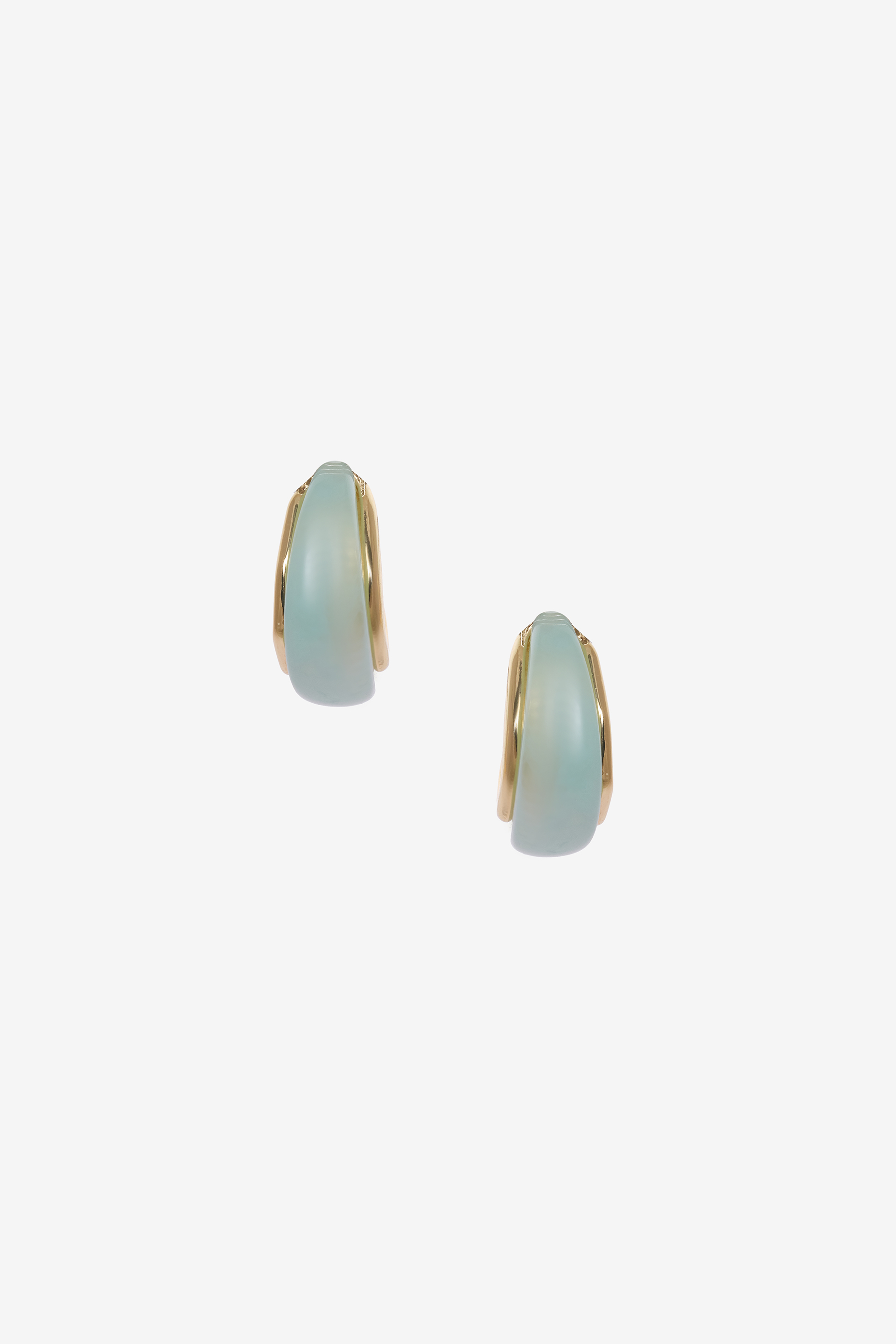 Sage Lucent Hoops, , image 1